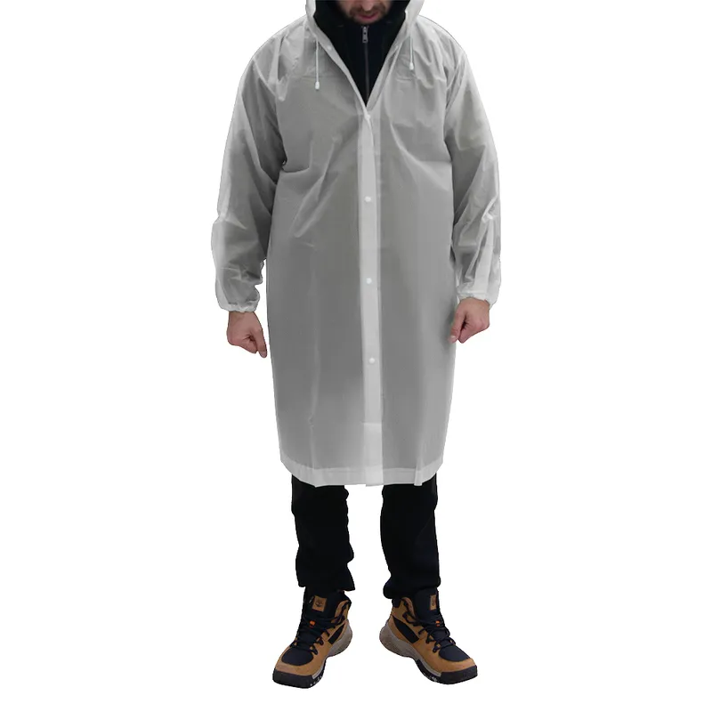 Дождевик RainForest, унисекс, материал EVA, размер XL-XXL, белый
