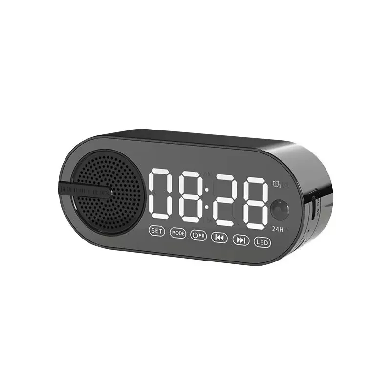 Колонка беспроводная MyTone Sound Clock c часами, черная