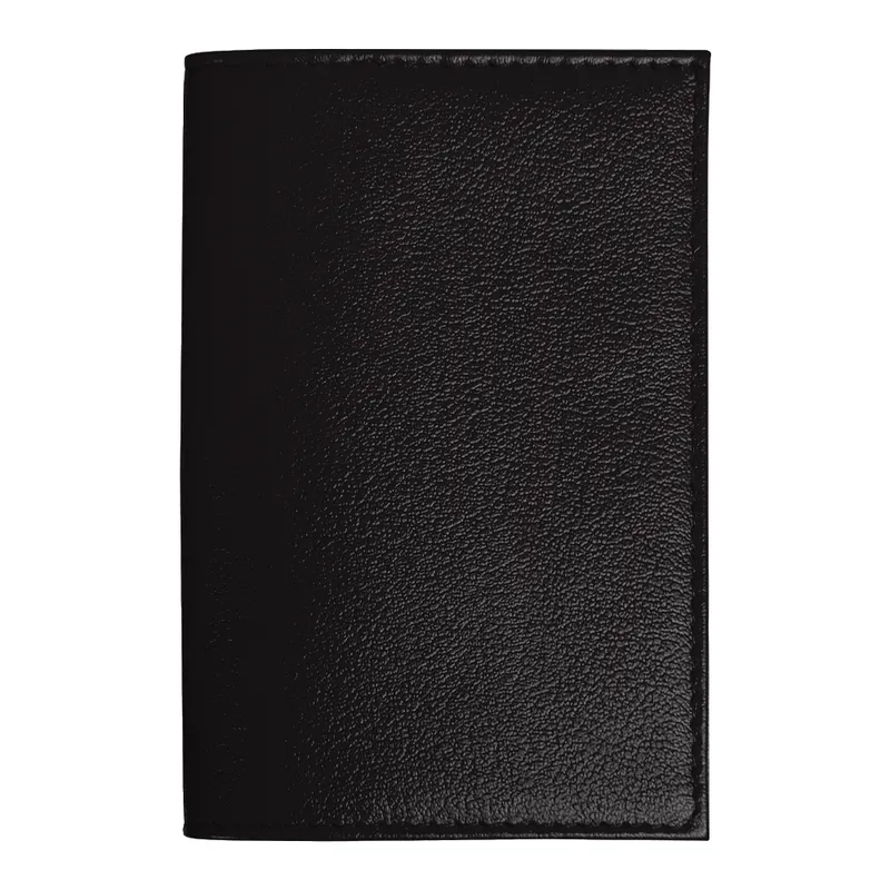 Обложка для автодокументов Leather Sky Matt Sun из натуральной кожи, черная