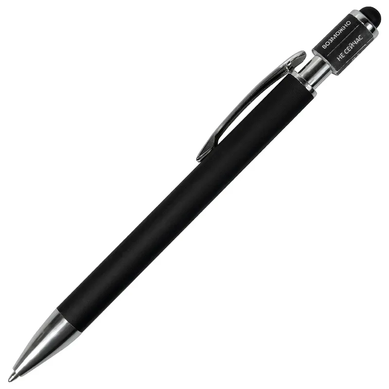 Ручка шариковая, Spinner Soft Touch Requis, черная