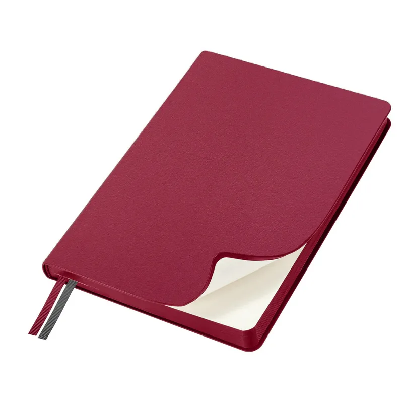 Ежедневник Flexy Velours de soie А5, бордовый, недатированный, в гибкой обложке