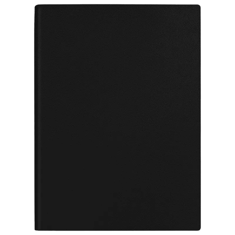 Ежедневник Flexy Foggia Folio B5, черный, недатированный, в гибкой обложке в подарочной коробке