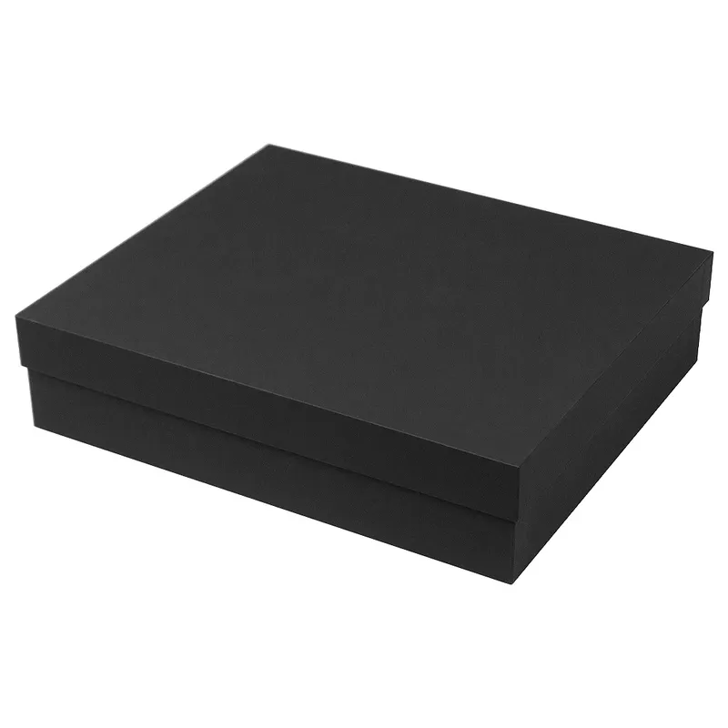Коробка подарочная Solution Superior Alfa Soft Touch, 33,3*28,2*8 см, цвет черный, черный ложемент (под индивидуальную вырубку)