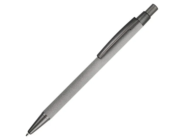 Ручка шариковая Stone Soft Touch Requis, металлическая, софт тач темно-серая