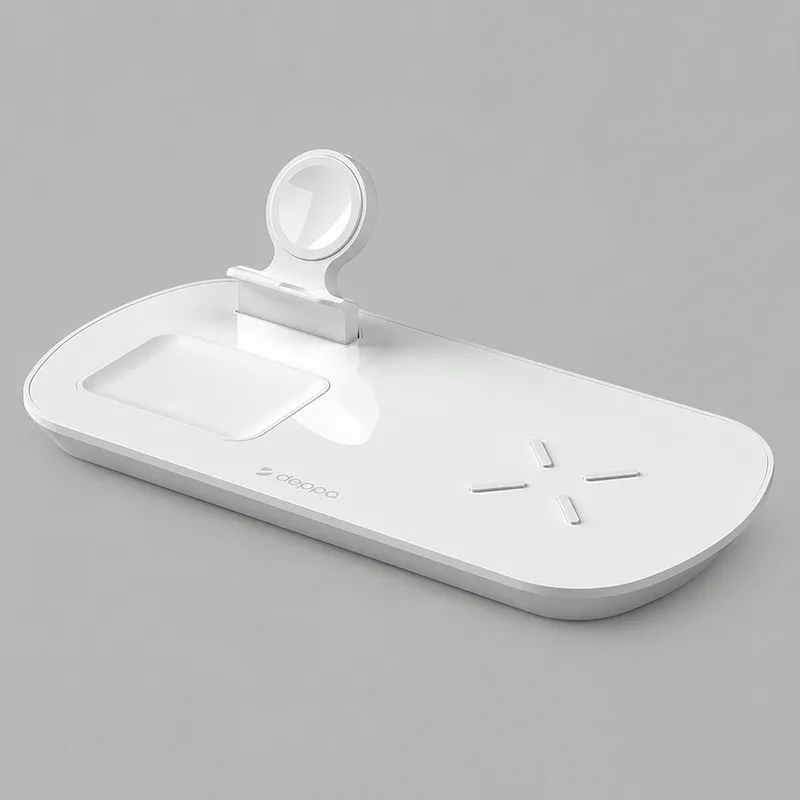 Зарядная станция 3 в 1: iPhone, Apple Watch, Airpods, беспроводная, 17,5 Вт