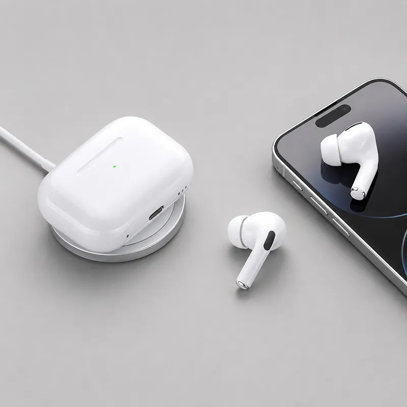 Беспроводные наушники с микрофоном Air Pro 2 , TWS, BT 5.3, 300 мАч, QI