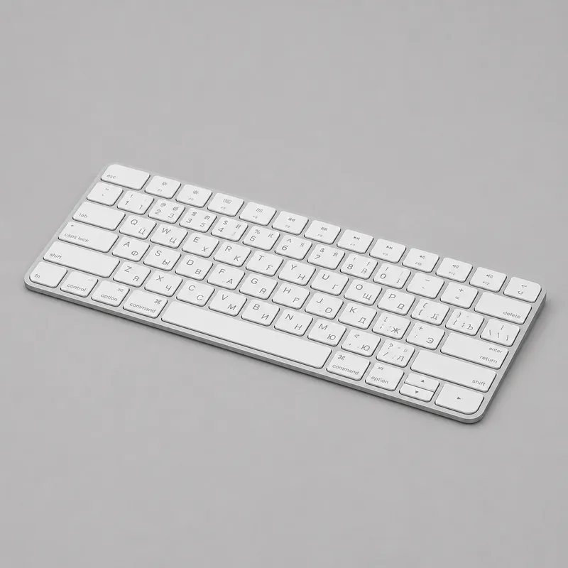 Беспроводная клавиатура Air Keyboard для MAC, Windows, 500 мАч, алюминий