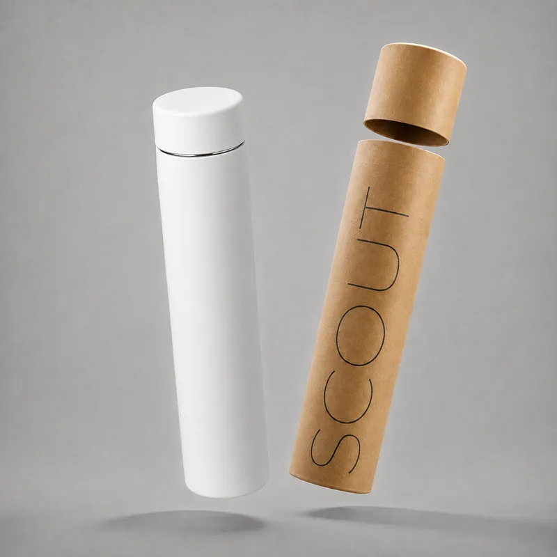 Вакуумный термос «Scout», soft-touch, 235 мл, тубус