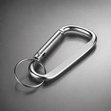 Брелок-карабин из переработанного алюминия «Alumina»