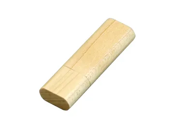 USB 2.0- флешка эргономичной прямоугольной формы с округленными краями