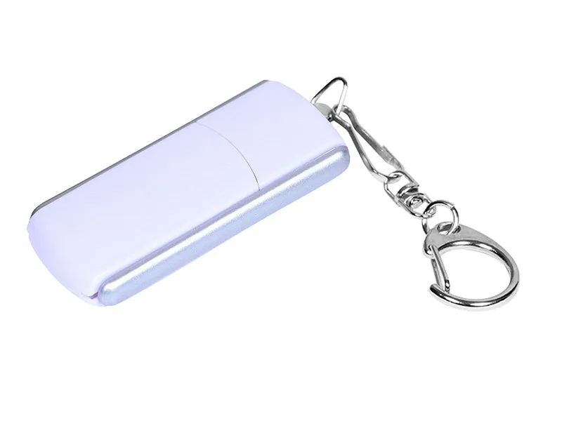 USB 2.0- флешка промо с прямоугольной формы с выдвижным механизмом