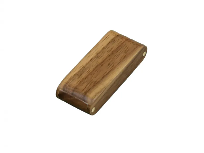 USB 2.0- флешка прямоугольной формы с раскладным корпусом