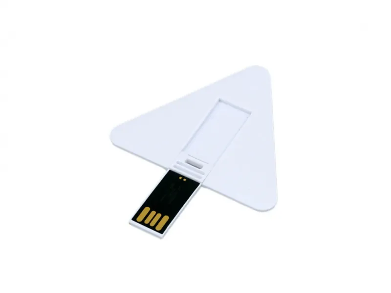 USB 2.0- флешка в виде пластиковой карточки треугольной формы