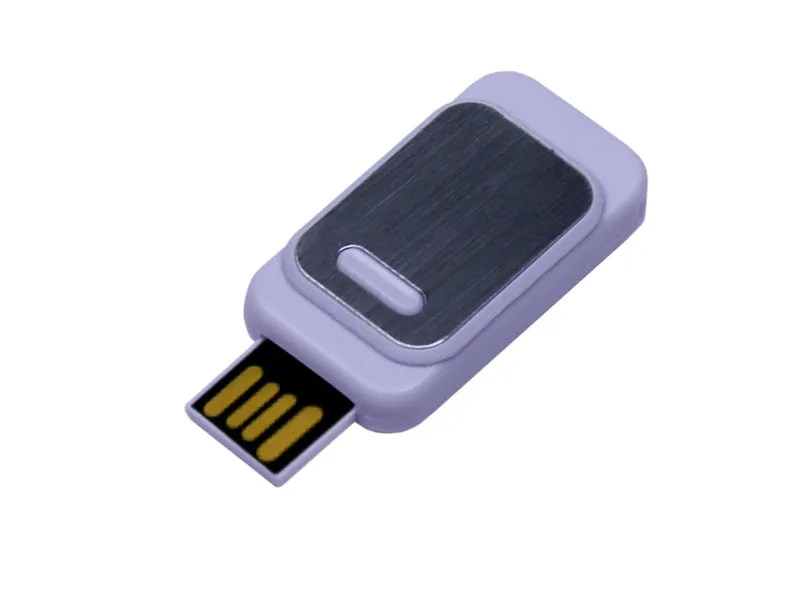 USB 2.0- флешка промо прямоугольной формы, выдвижной механизм