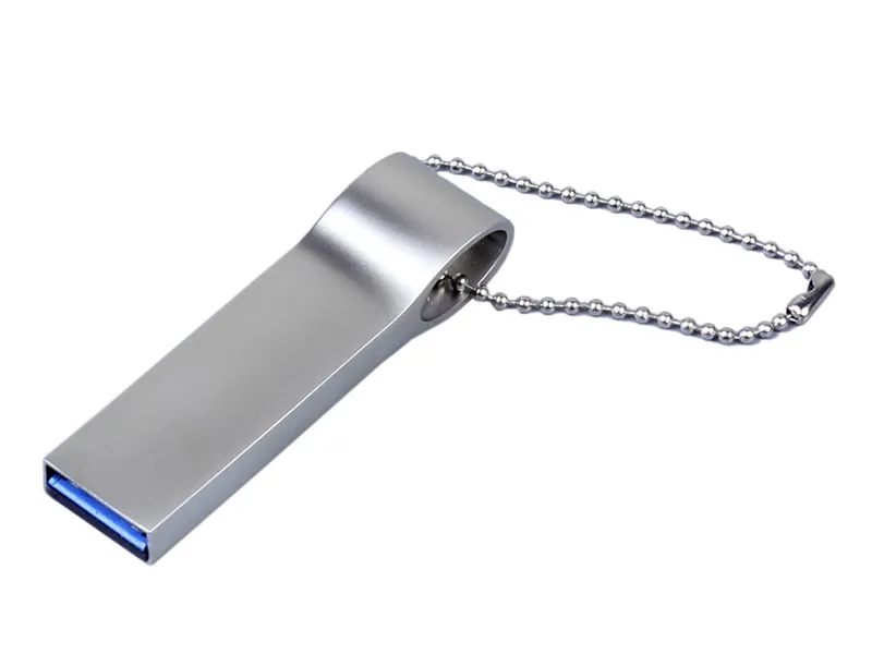 USB 3.0-флешка с мини чипом и боковым отверстием для цепочки