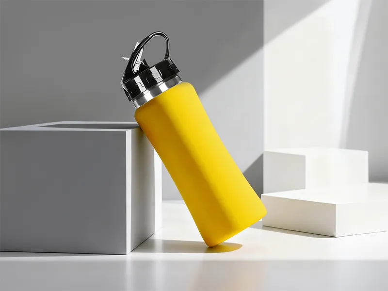 Бутылка для воды "Bottle C1", сталь, soft touch, 600 мл