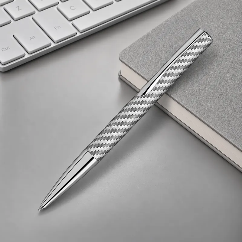 Ручка шариковая металлическая «Elegance» из карбонового волокна