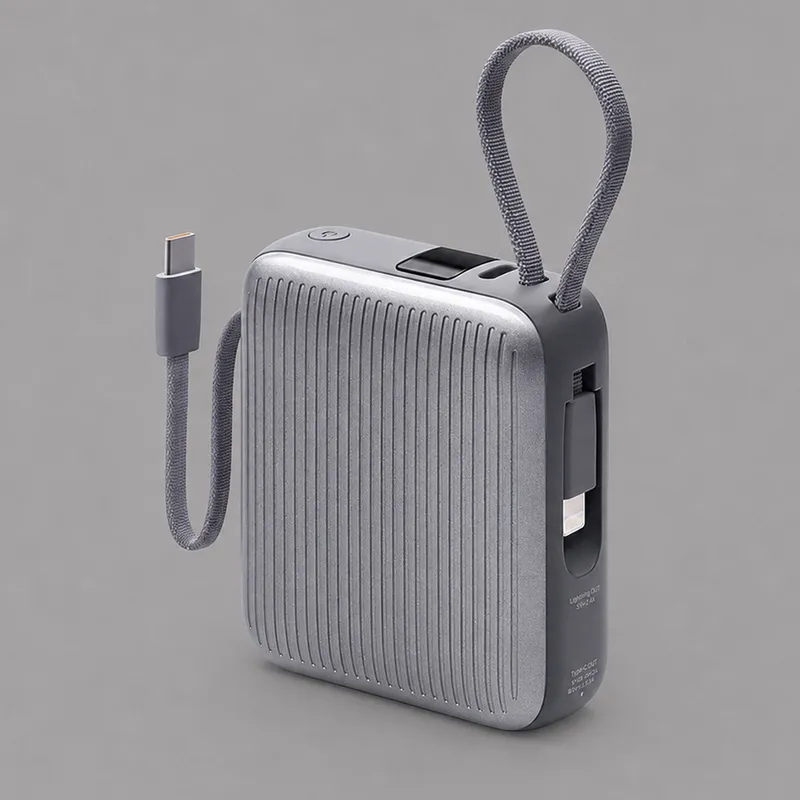 Внешний АКБ NRG Turbo Cable 10000 mAh, 22,5Вт