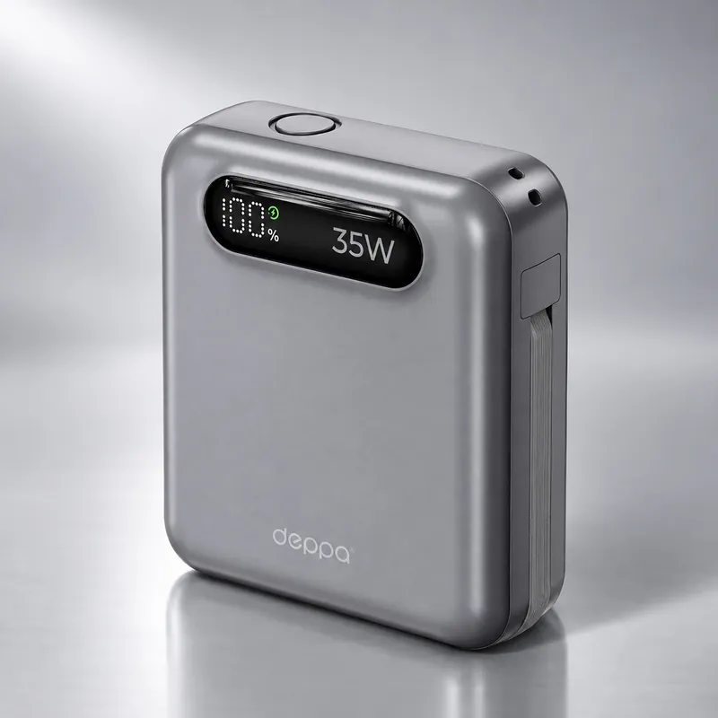 Внешний АКБ NRG Turbo Cable 10000 mAh, 35Вт