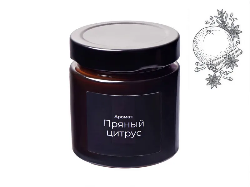 Свеча ароматическая «Noella», пряный цитрус
