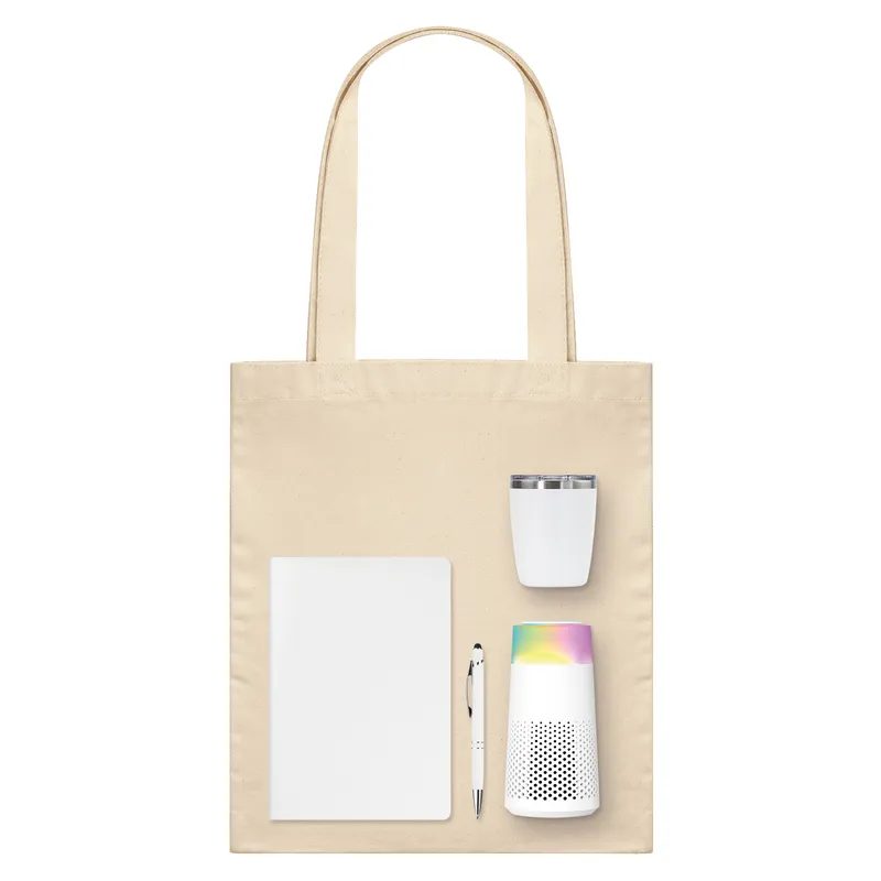 Подарочный набор Велком Пак Гэлакси (Welcome Pack Galaxy), белый (термокружка, очиститель воздуха, ежедневник, ручка, шоппер)