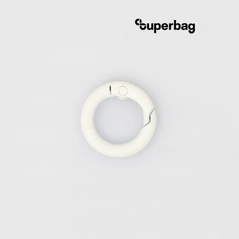 Карабин-кольцо Ring для обвеса, d=2см (белый)