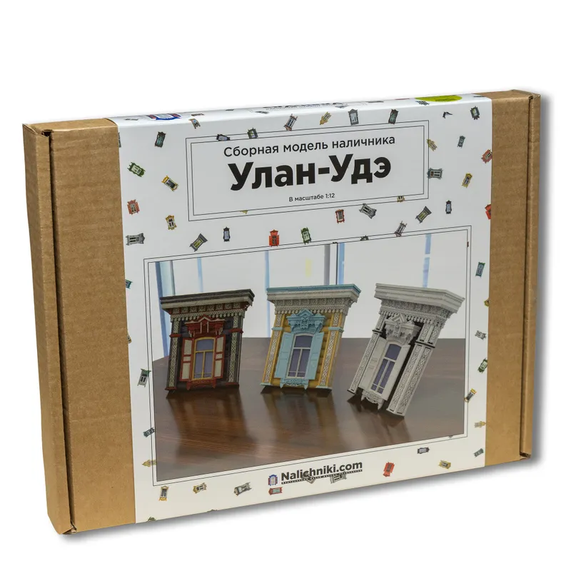 Сборная модель наличника Бурятии, "Batyr" (Улан-Удэ)