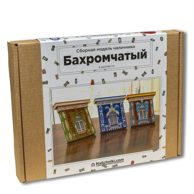 Сборная модель наличника Костромской области, "Berendey" (Бахромчатый)