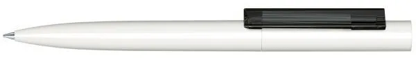 Шариковая ручка Senator с поворотным механизмом "Headliner Polished Basic" (Белый; Чёрный)
