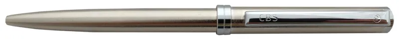 Шариковая авторучка в металлическом корпусе из латуни "DELGADO STEEL FINISH/CHROME" CBS